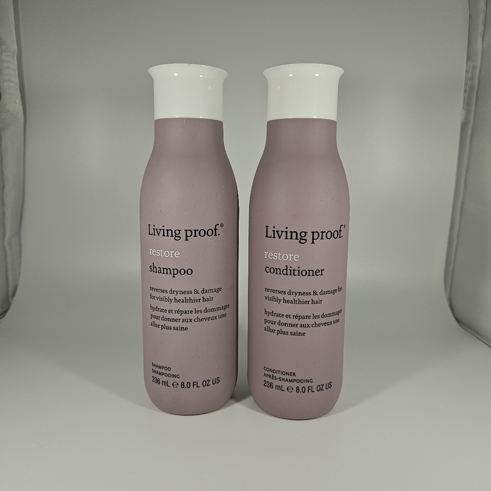 Living Proof - Restore Shampoo & Conditioner (FULL-SIZES) (8 fl. oz. X 2)